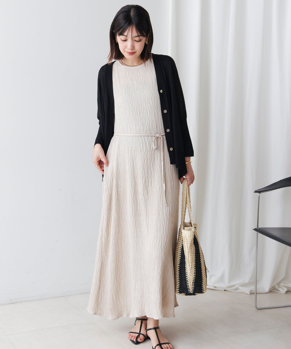 シャーリングカットワンピース