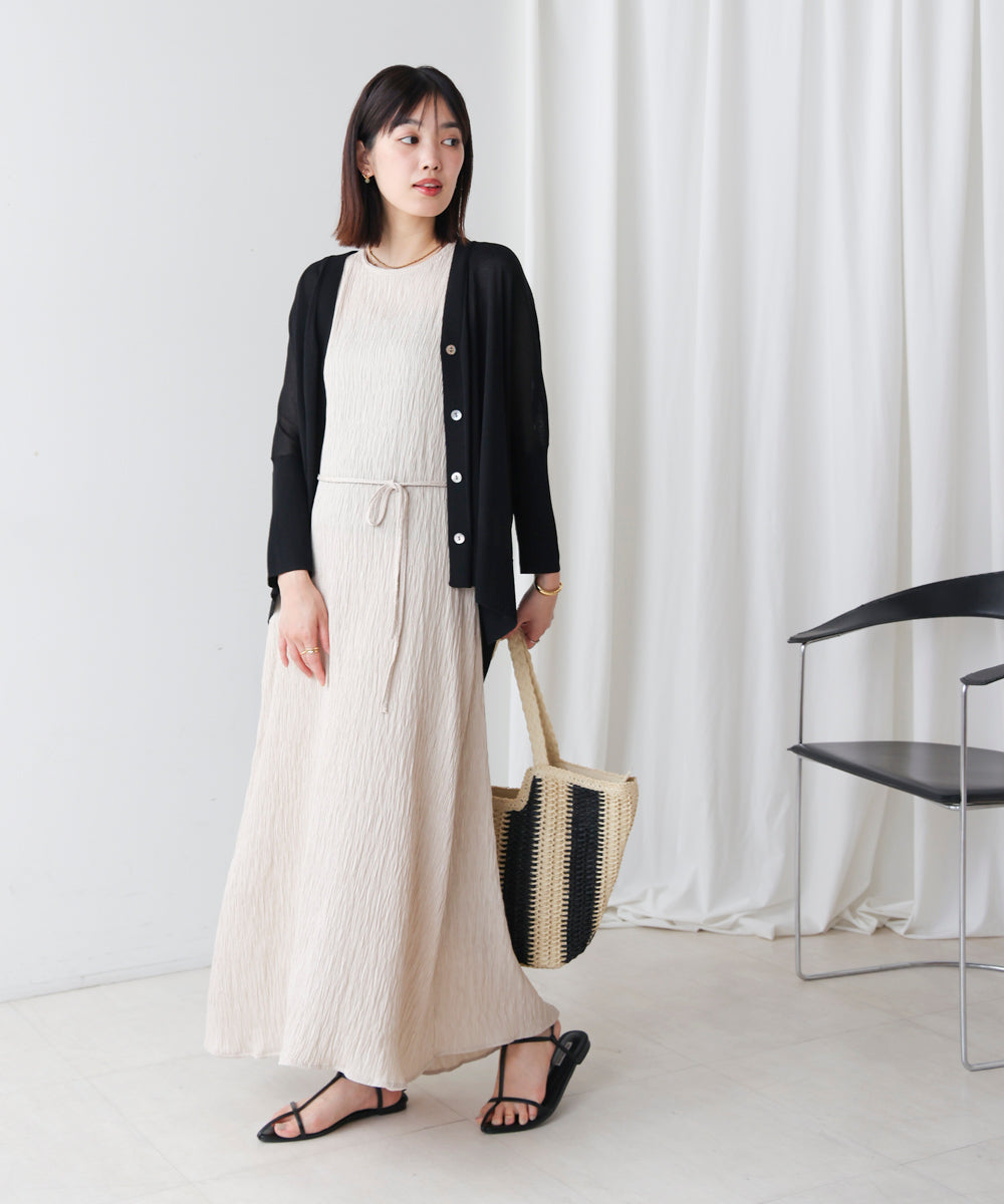 シャーリングカットワンピース