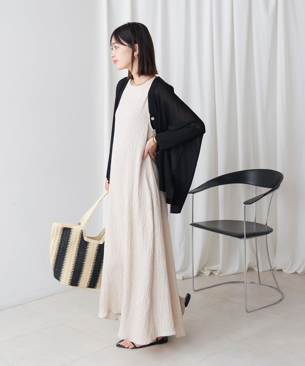 シャーリングカットワンピース
