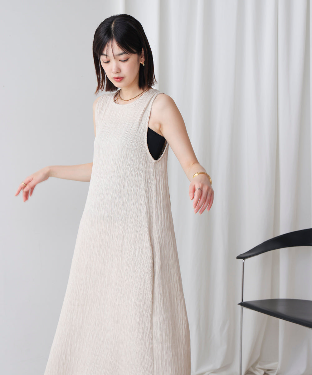 シャーリングカットワンピース