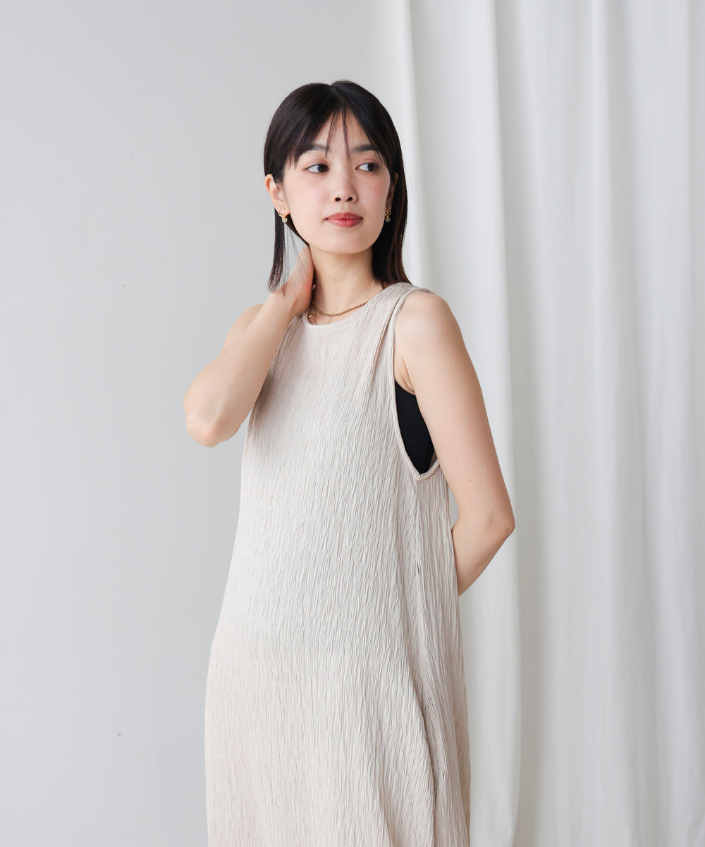 シャーリングカットワンピース