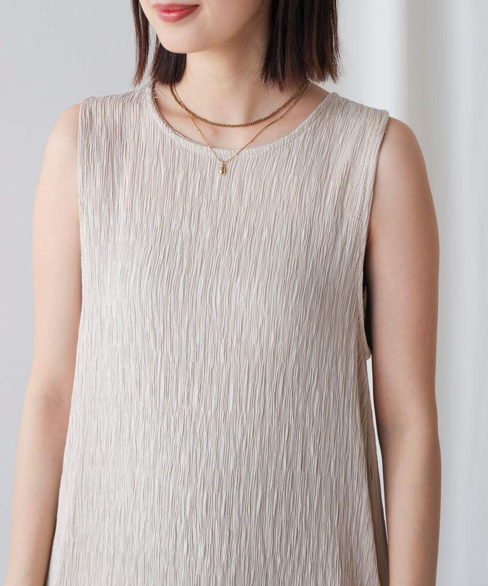 シャーリングカットワンピース