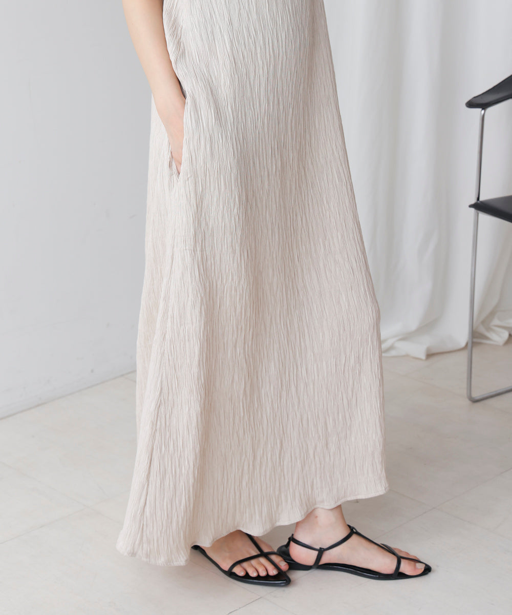 シャーリングカットワンピース