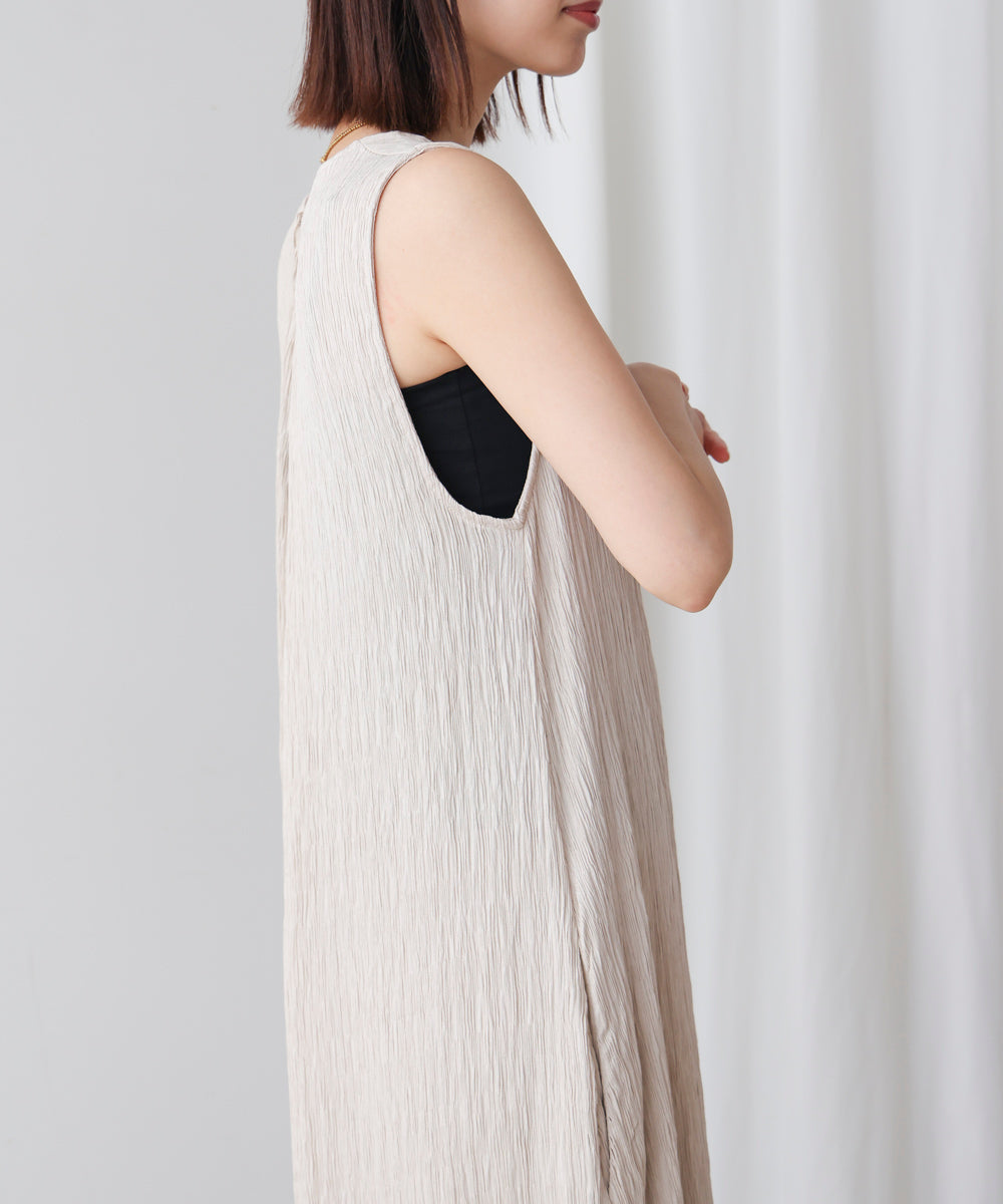 シャーリングカットワンピース