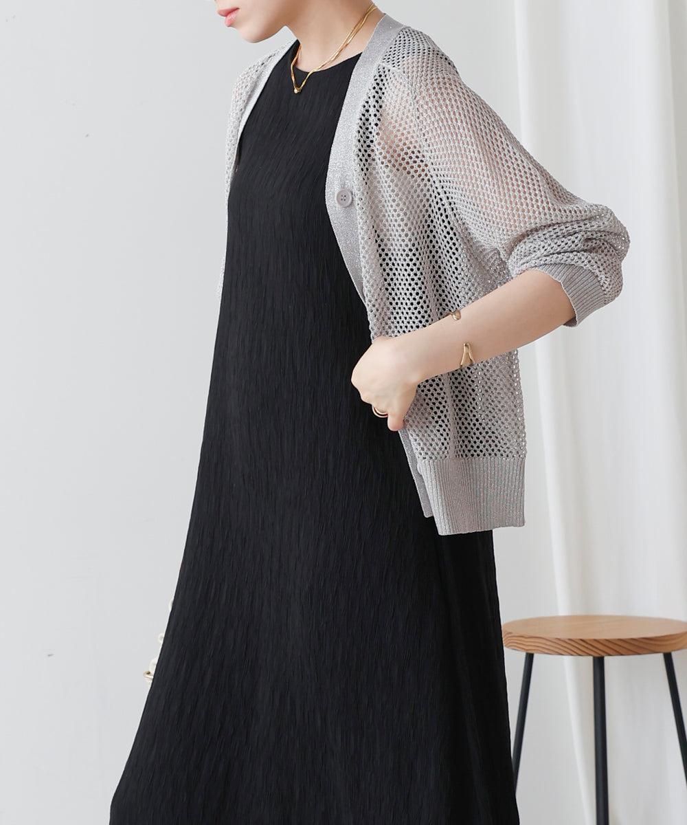 シャーリングカットワンピース