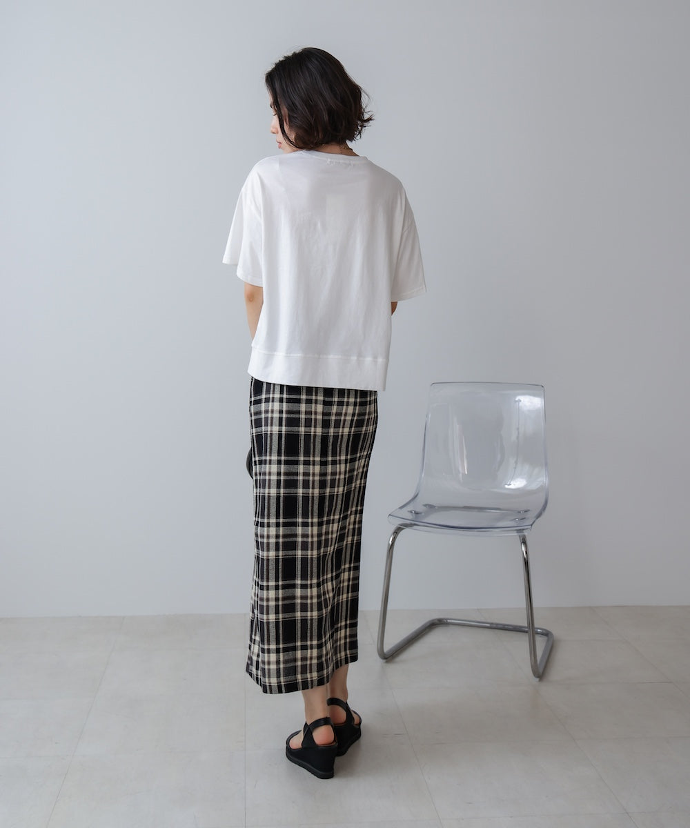 アートプリント5分袖Tシャツ
