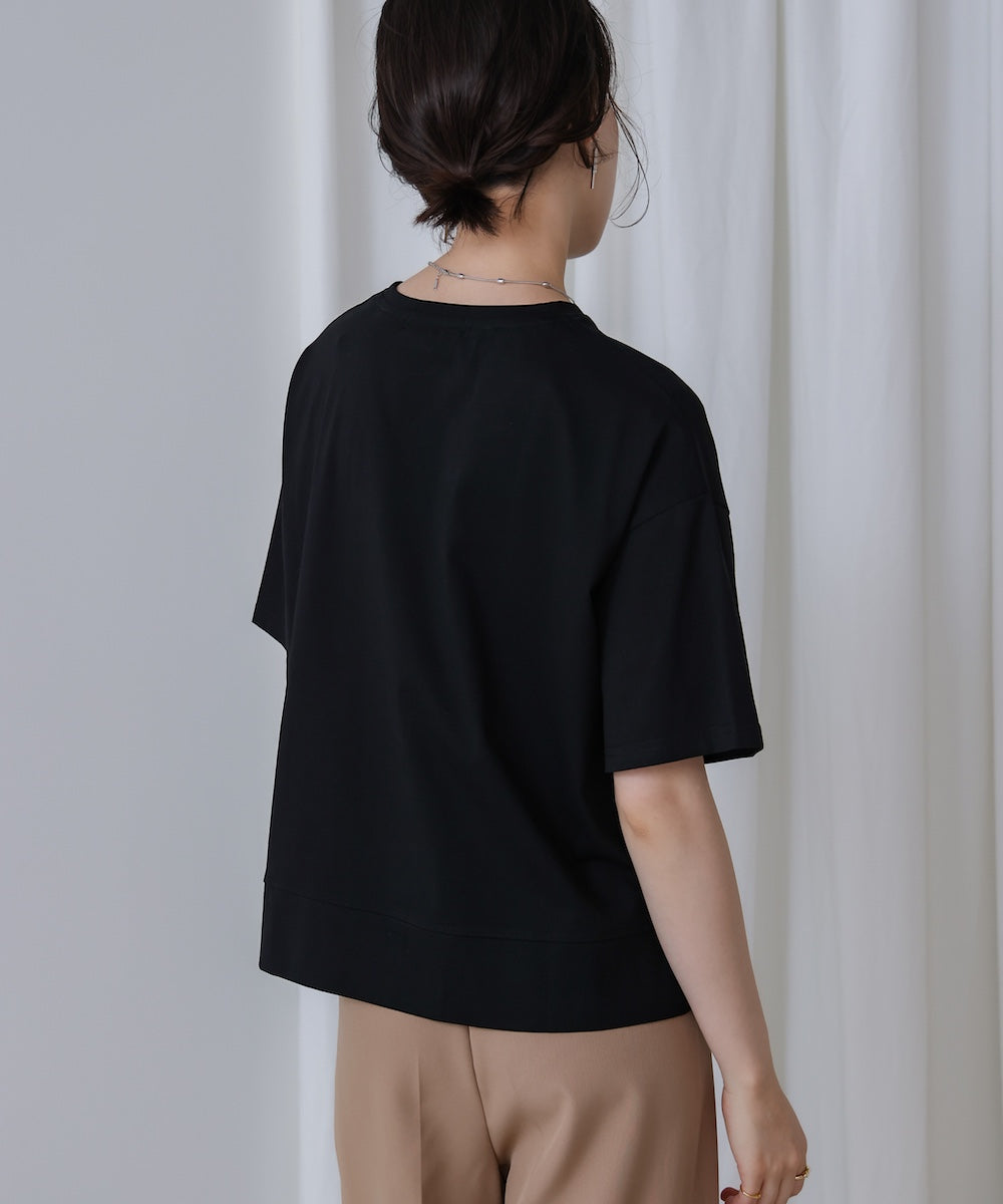 アートプリント5分袖Tシャツ