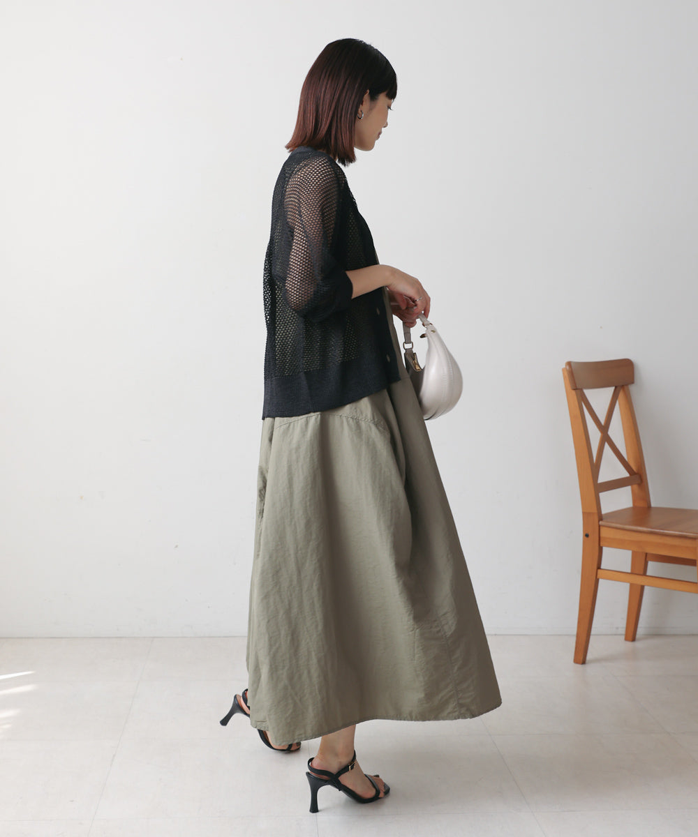 ノースリーブコクーンジャンスカ