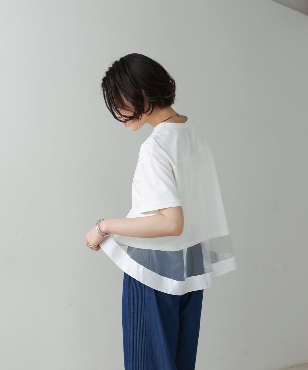 バックチュールプルオーバー