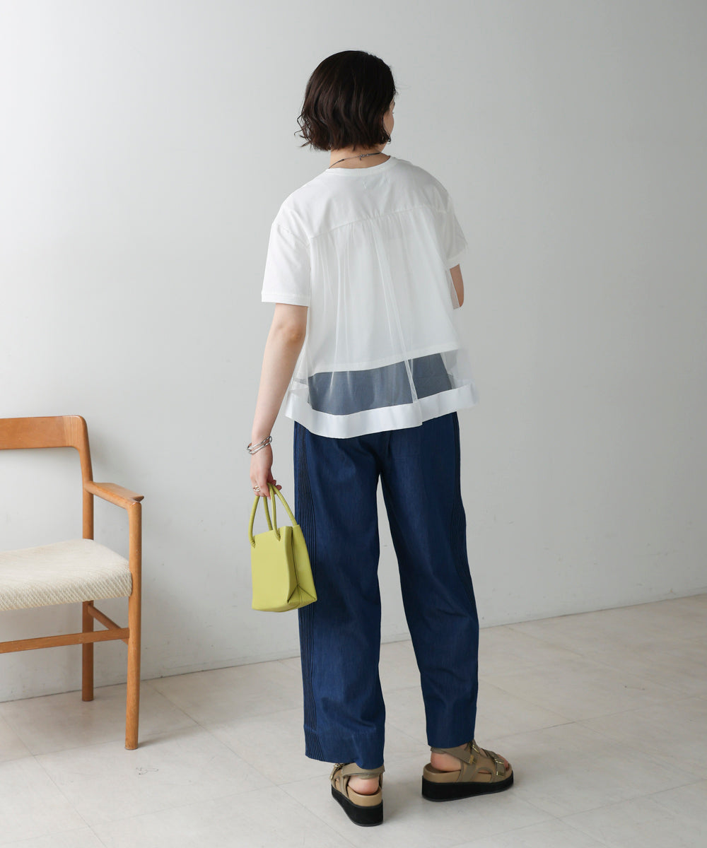 バックチュールプルオーバー