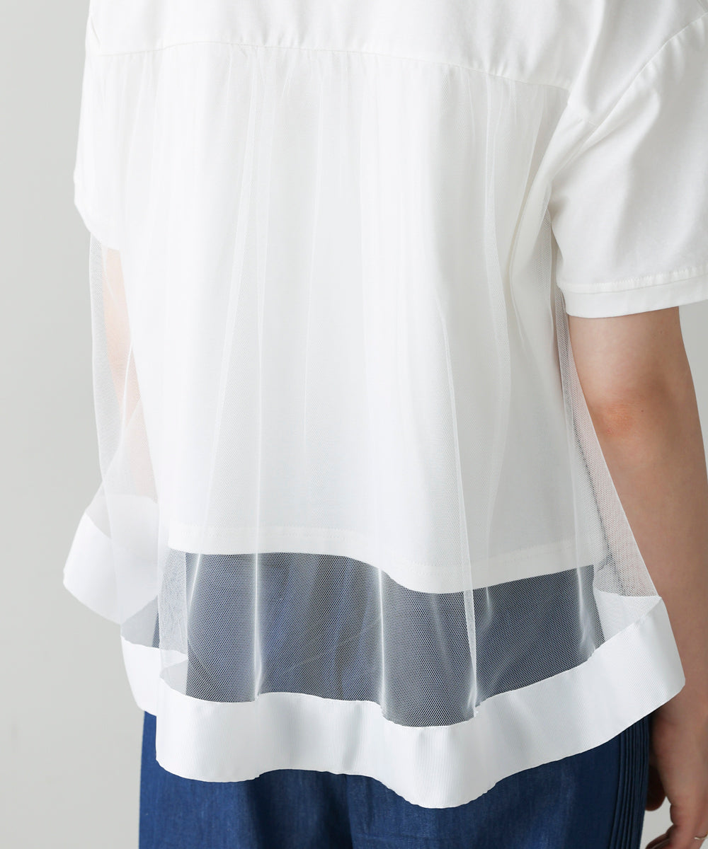 バックチュールプルオーバー