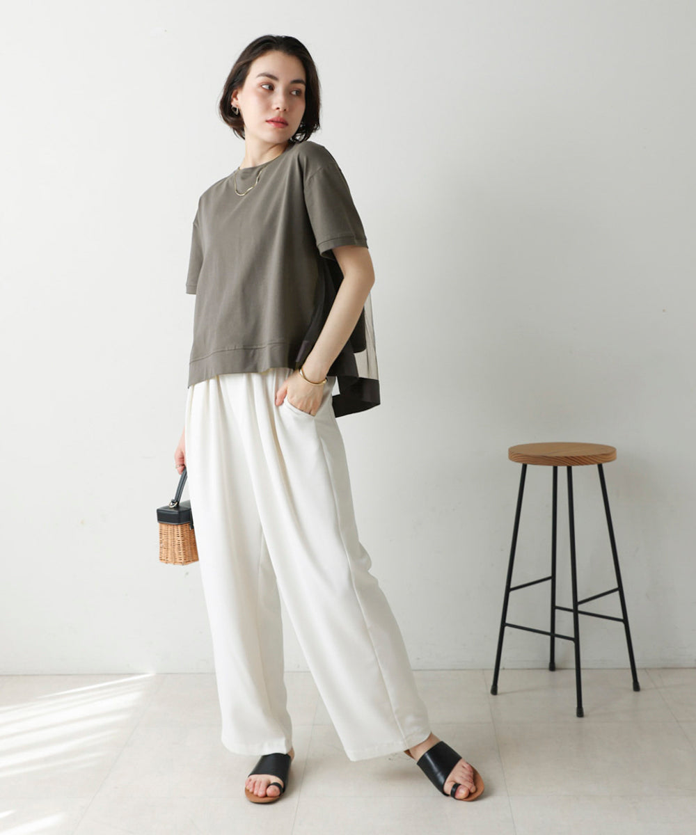 バックチュールプルオーバー