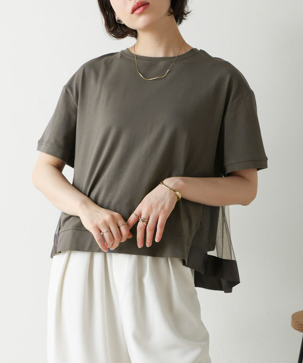 バックチュールプルオーバー