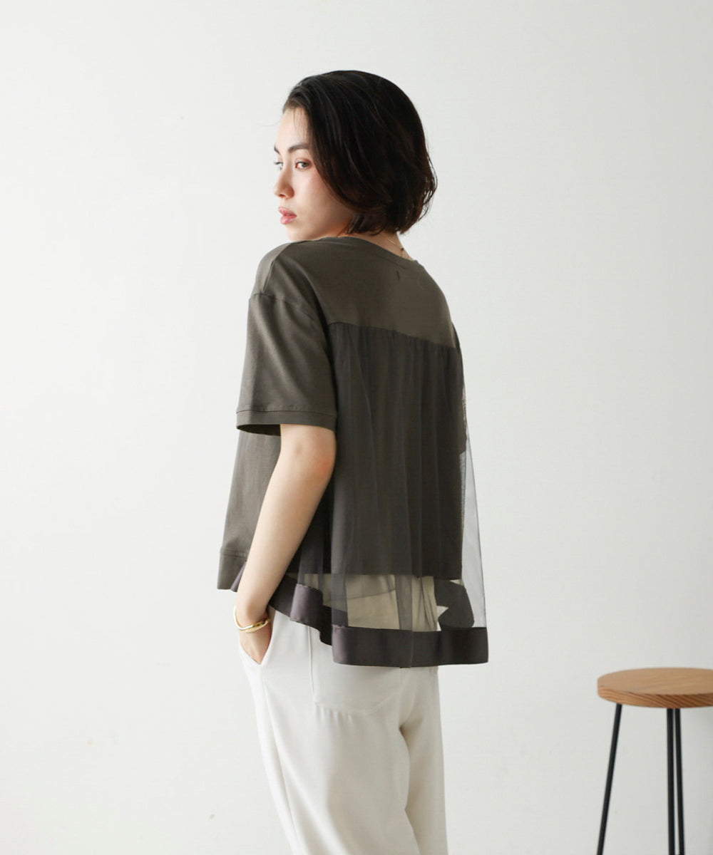 バックチュールプルオーバー