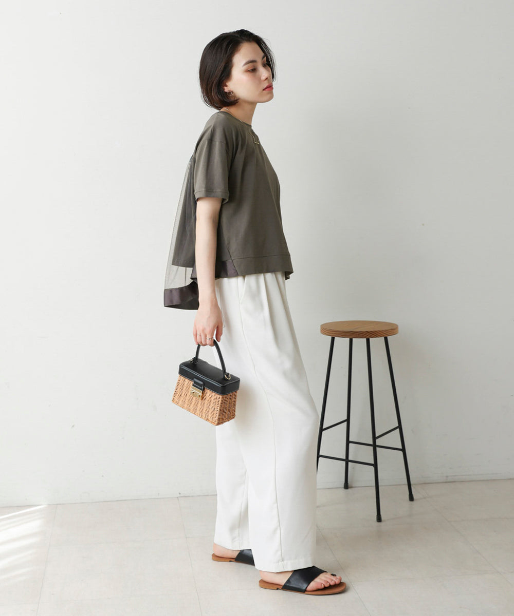 バックチュールプルオーバー