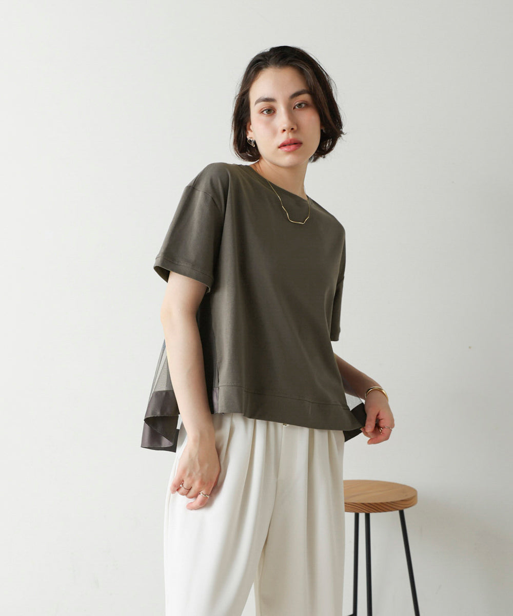 バックチュールプルオーバー