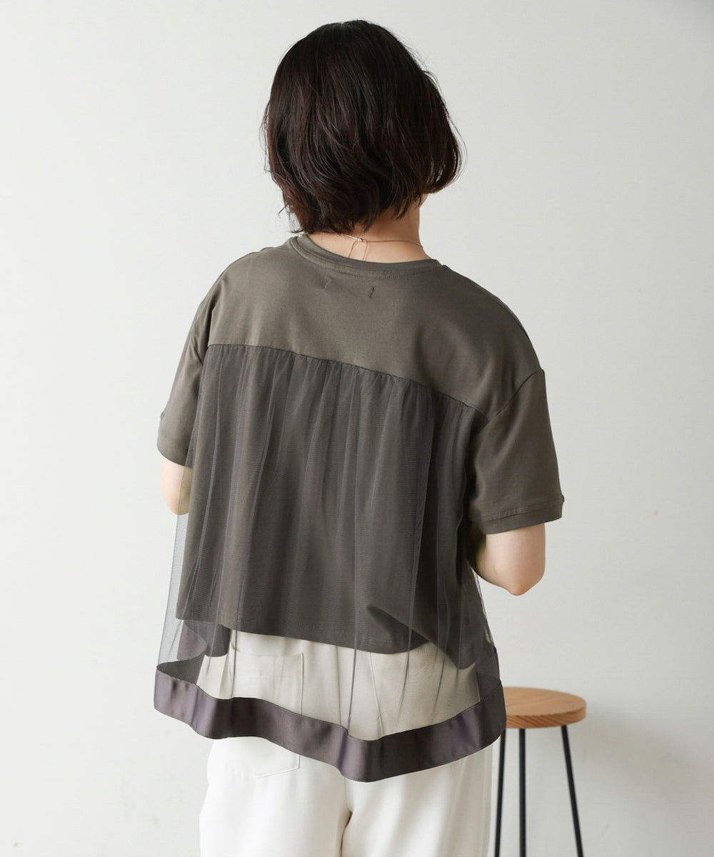 バックチュールプルオーバー