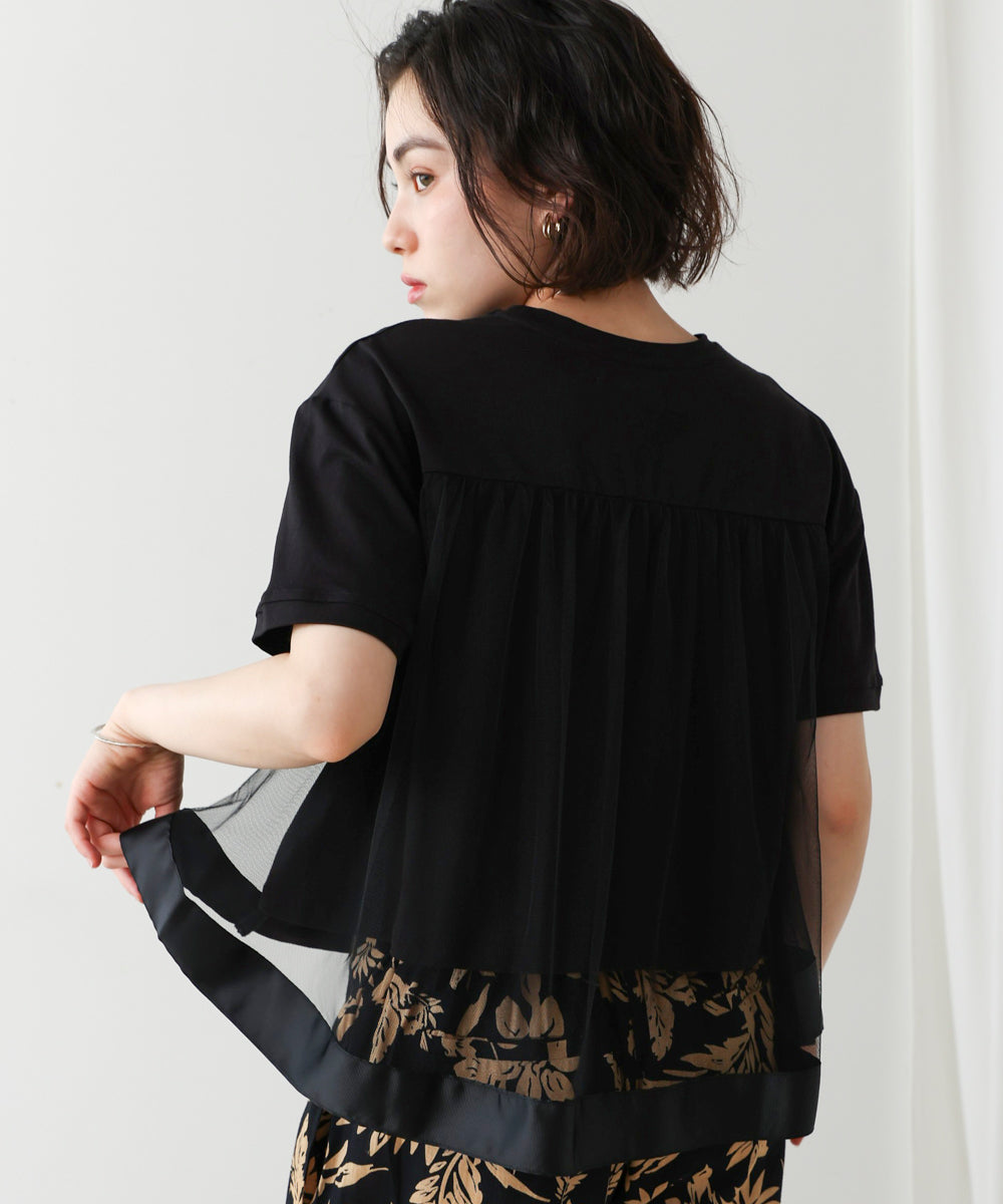 バックチュールプルオーバー