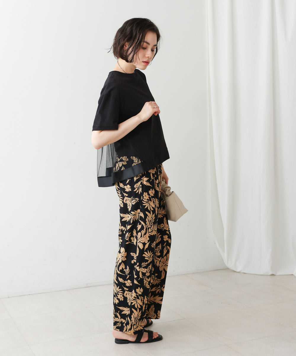 バックチュールプルオーバー