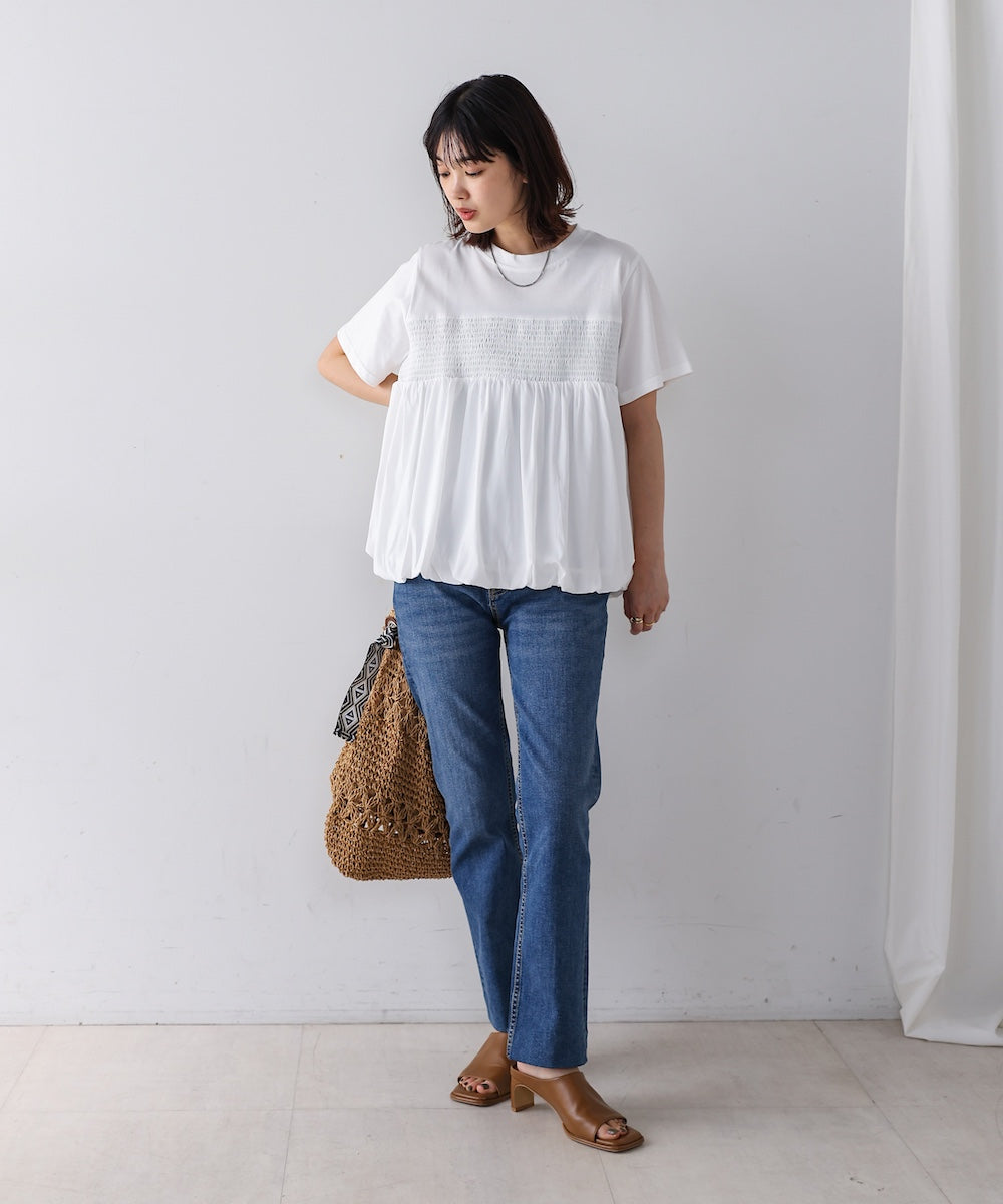 裾バルーンプルオーバー