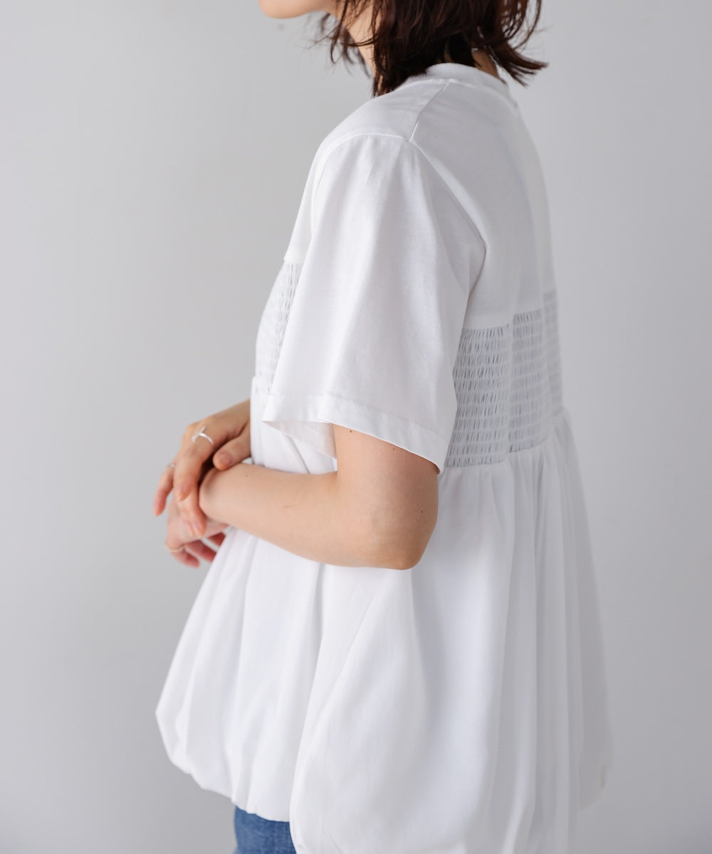 裾バルーンプルオーバー