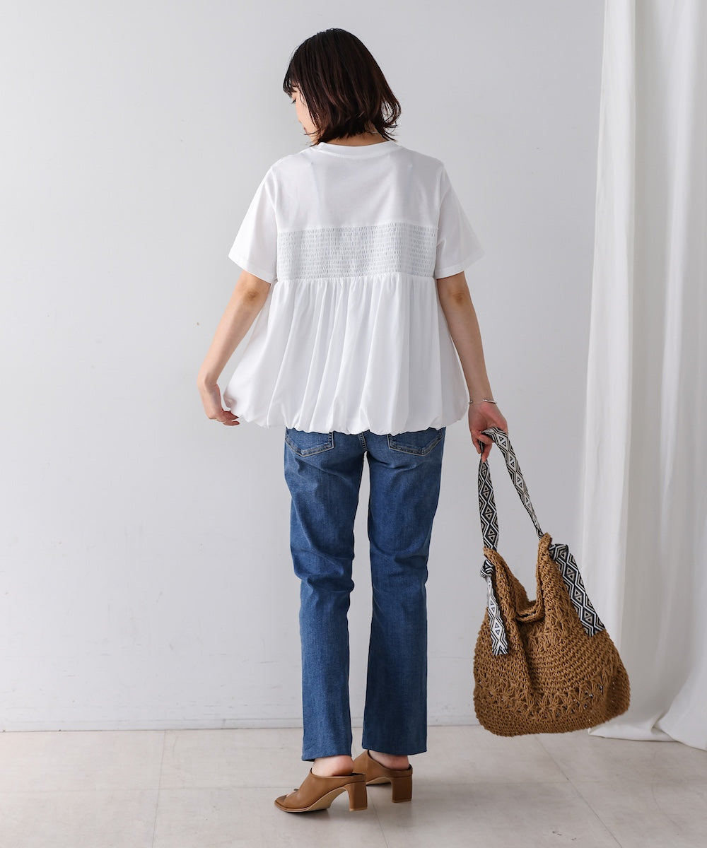 裾バルーンプルオーバー