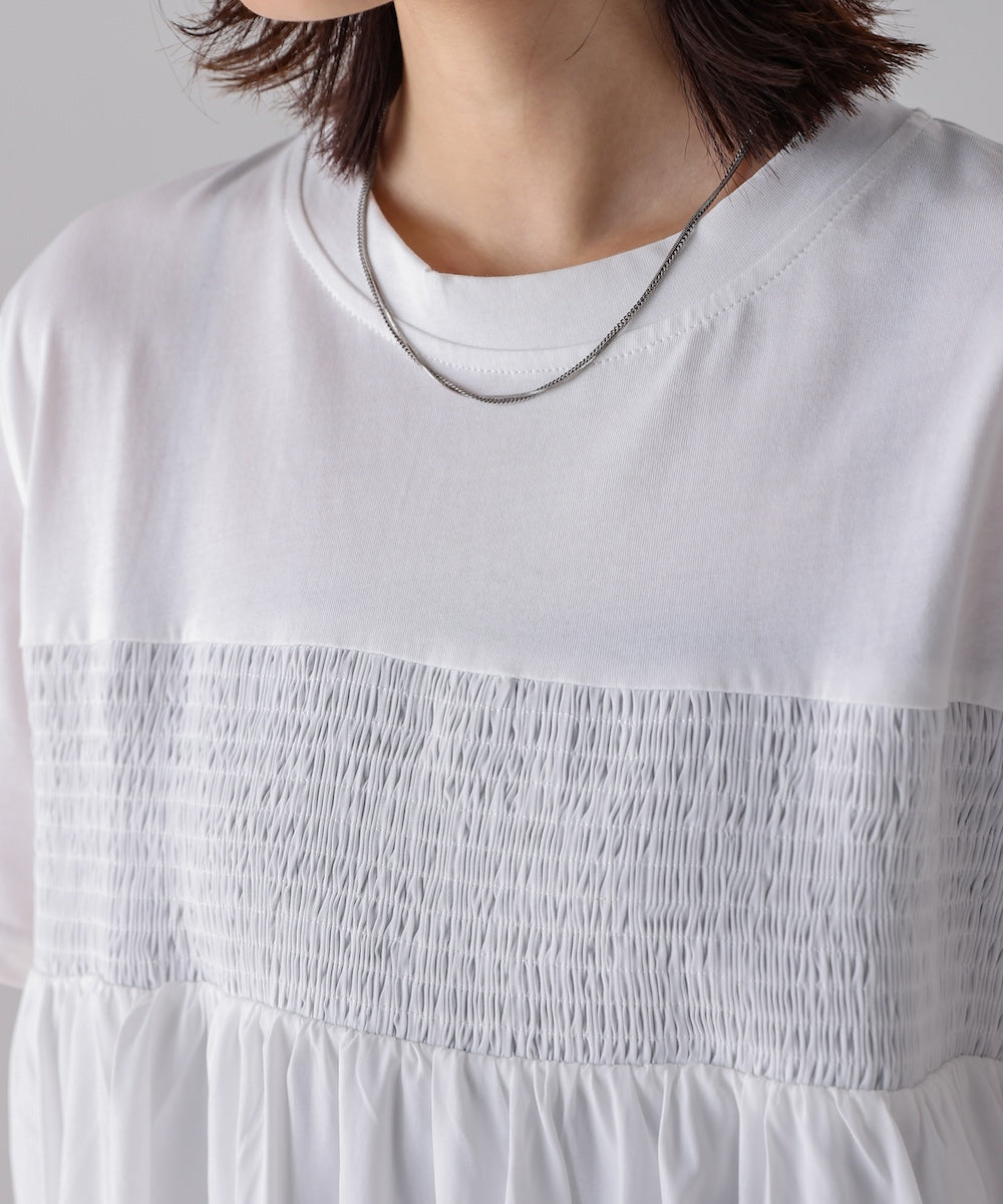 裾バルーンプルオーバー