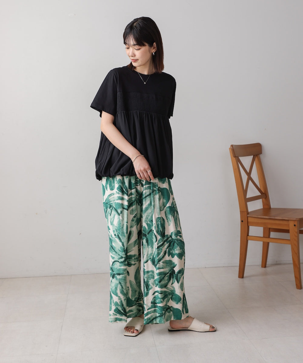 裾バルーンプルオーバー