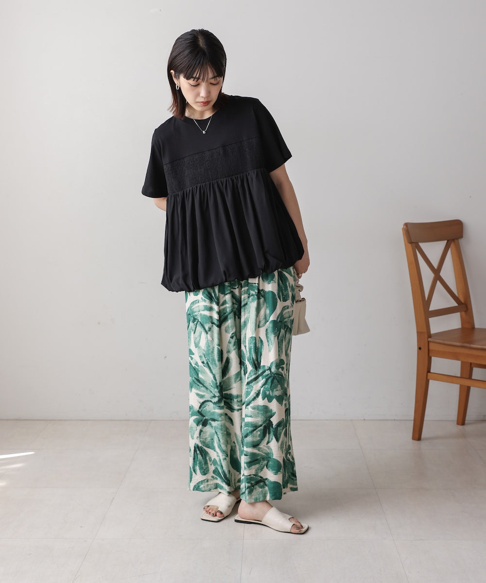 裾バルーンプルオーバー