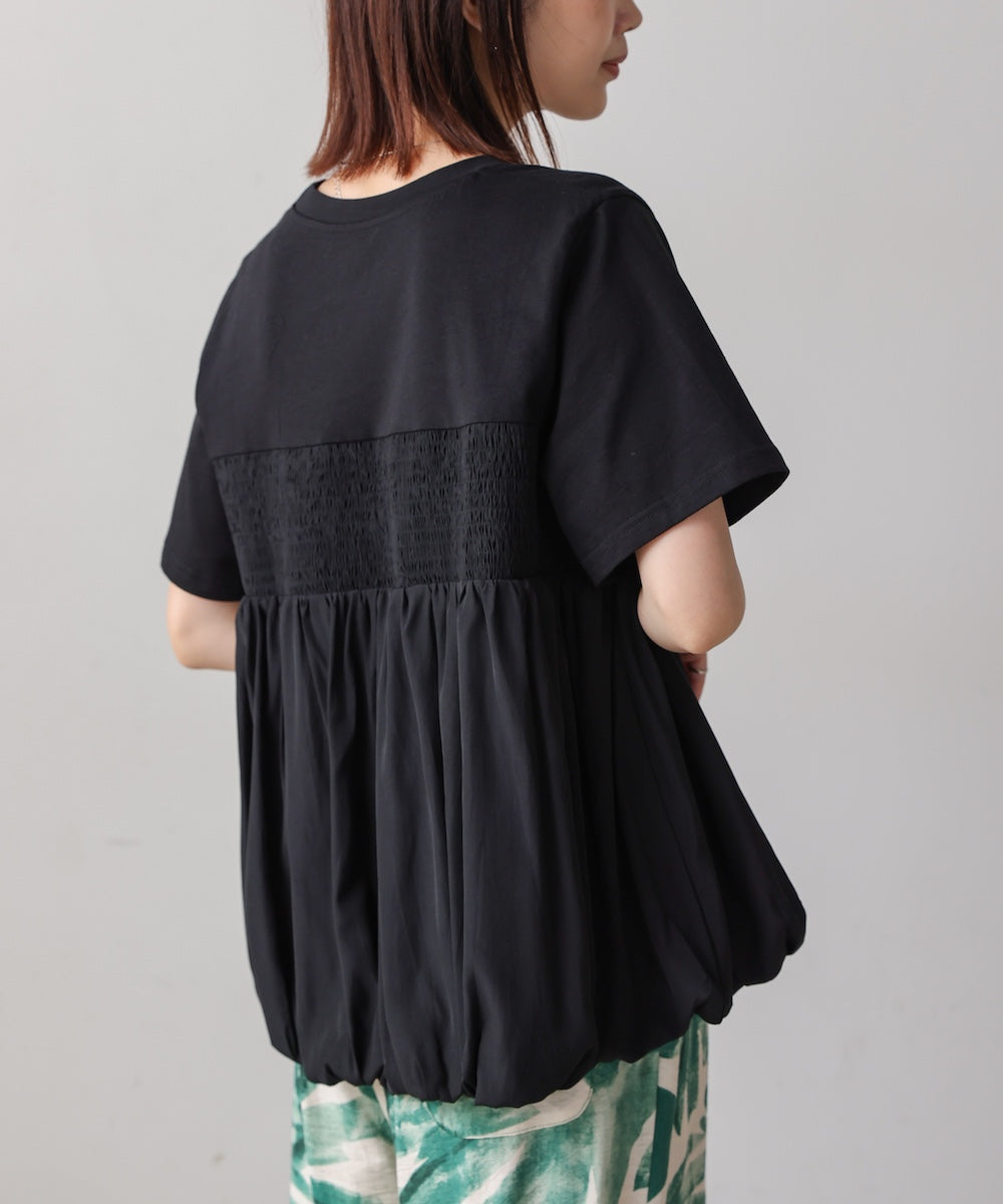 裾バルーンプルオーバー