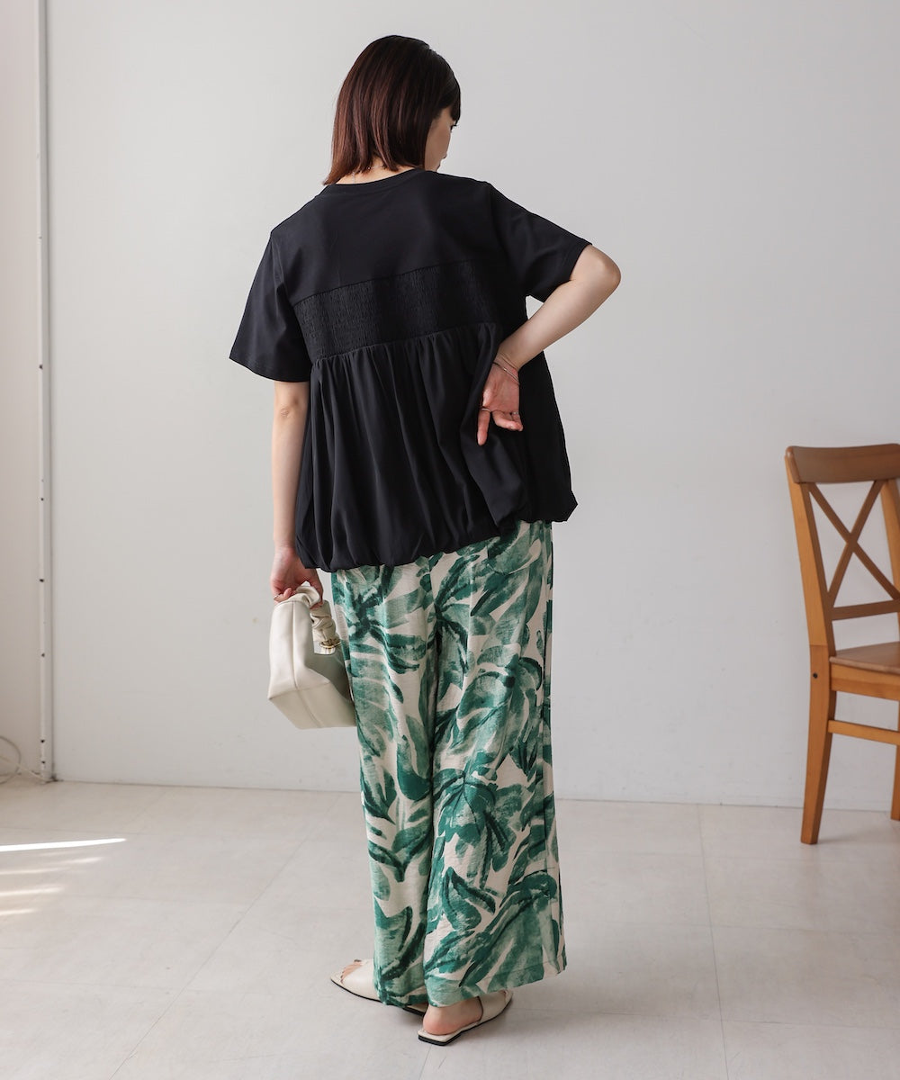 裾バルーンプルオーバー