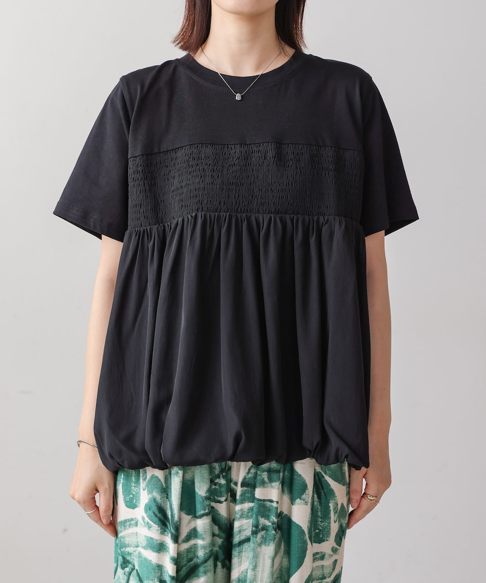 裾バルーンプルオーバー