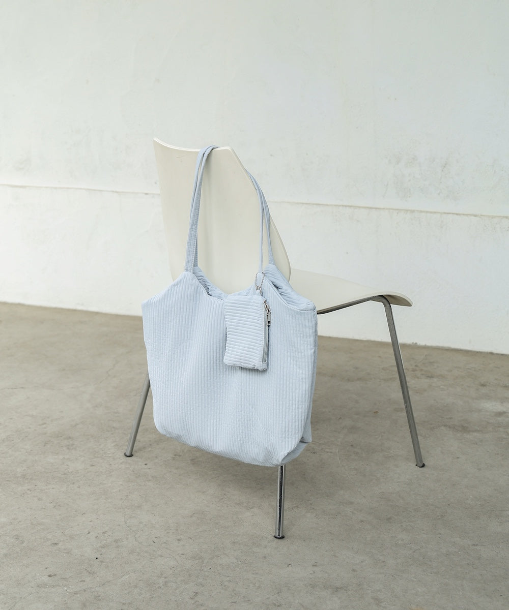 ポーチ付き軽量キルティング ヌビバッグ