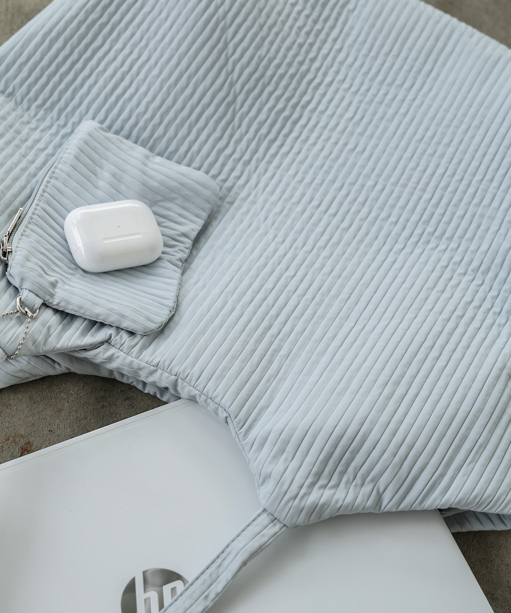 ポーチ付き軽量キルティング ヌビバッグ