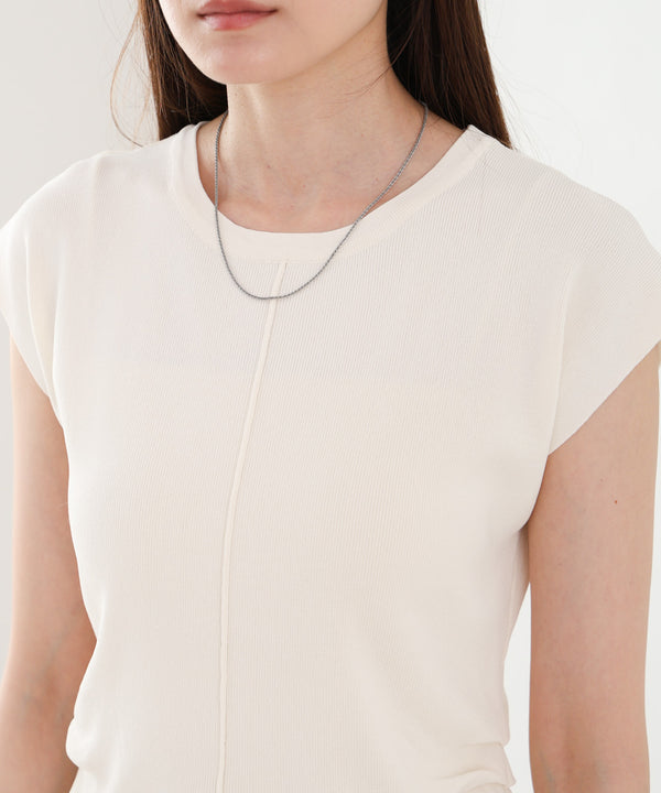 フロントスリット サマーニットTシャツ