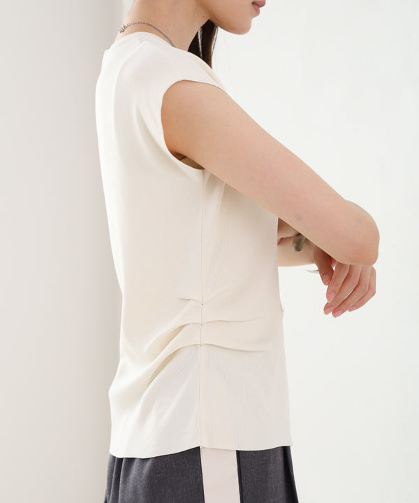 フロントスリット サマーニットTシャツ