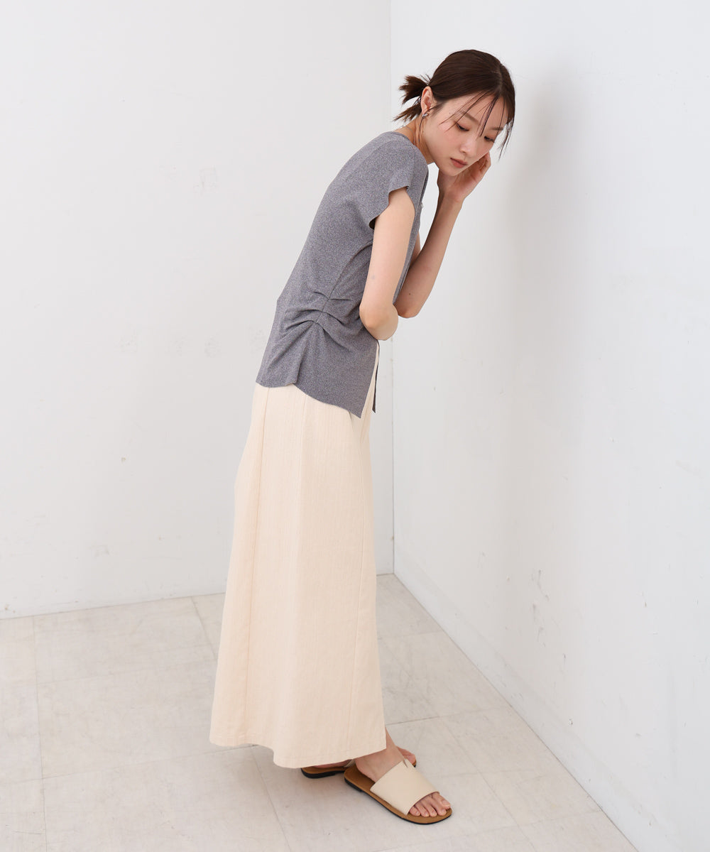 フロントスリット サマーニットTシャツ