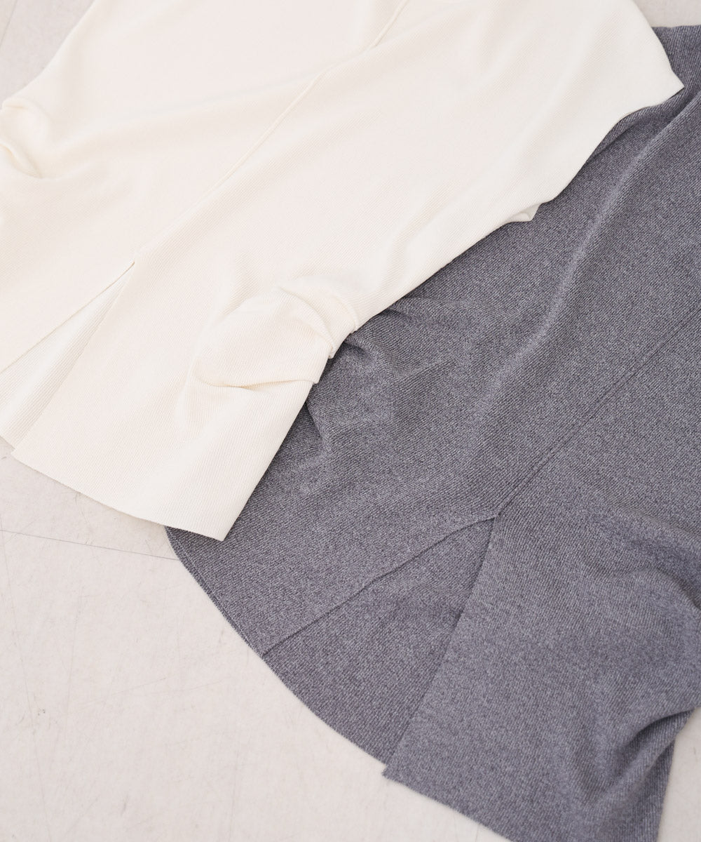 フロントスリット サマーニットTシャツ