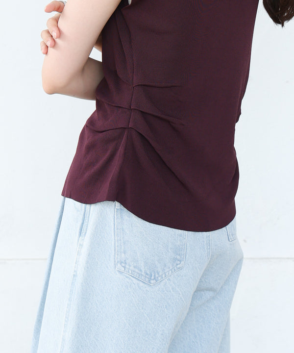 フロントスリット サマーニットTシャツ