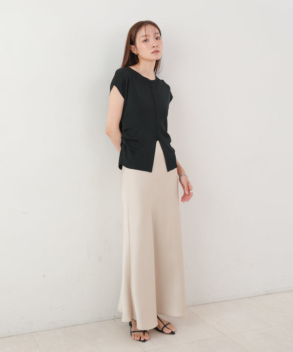 フロントスリット サマーニットTシャツ