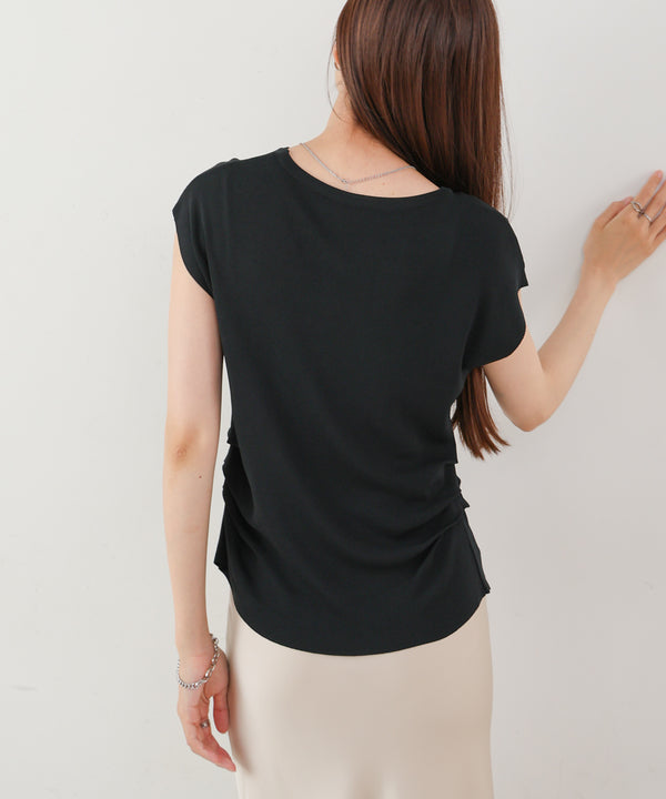 フロントスリット サマーニットTシャツ