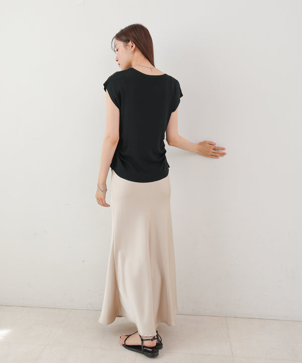 フロントスリット サマーニットTシャツ