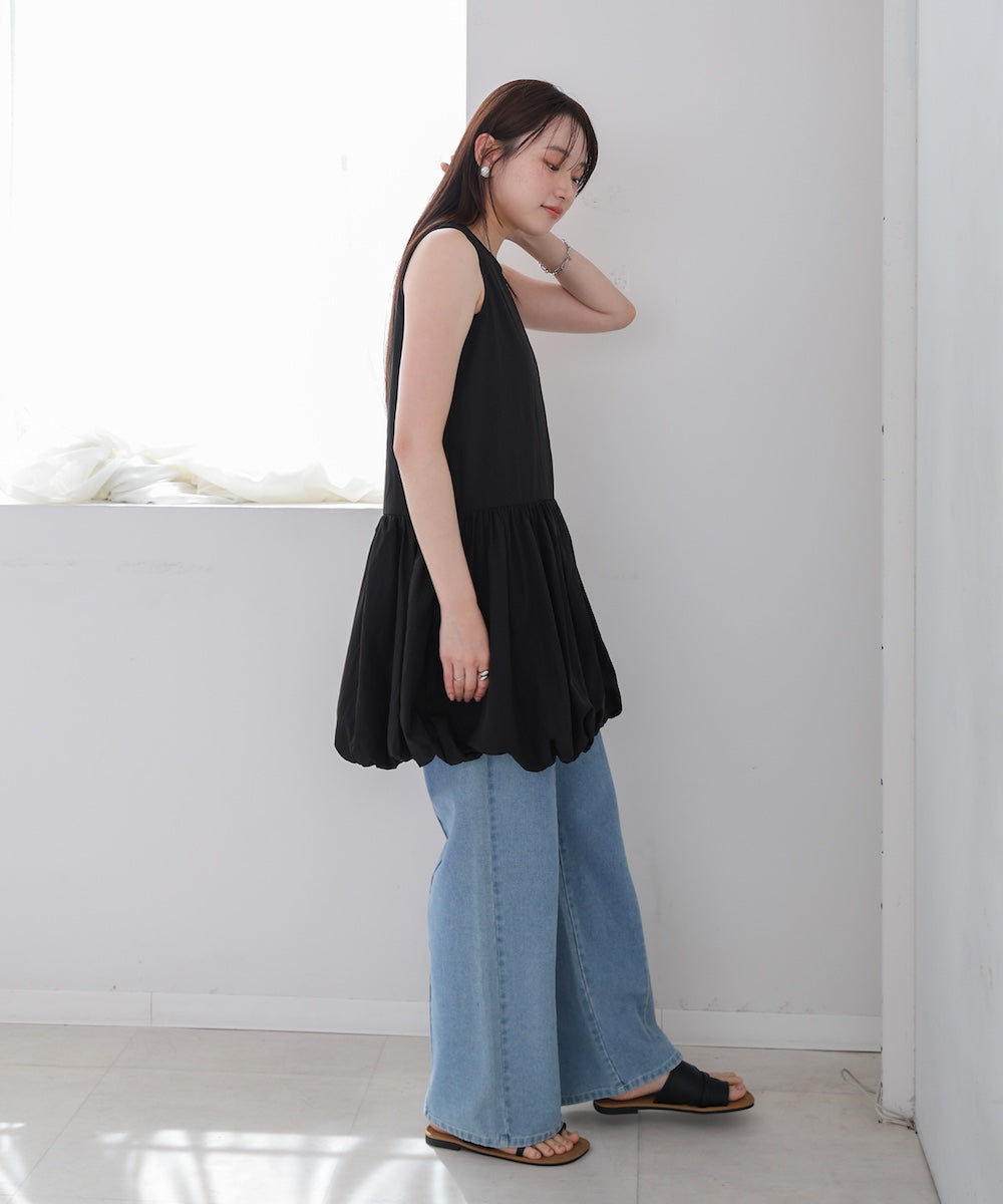 ノースリーブバルーンチュニック
