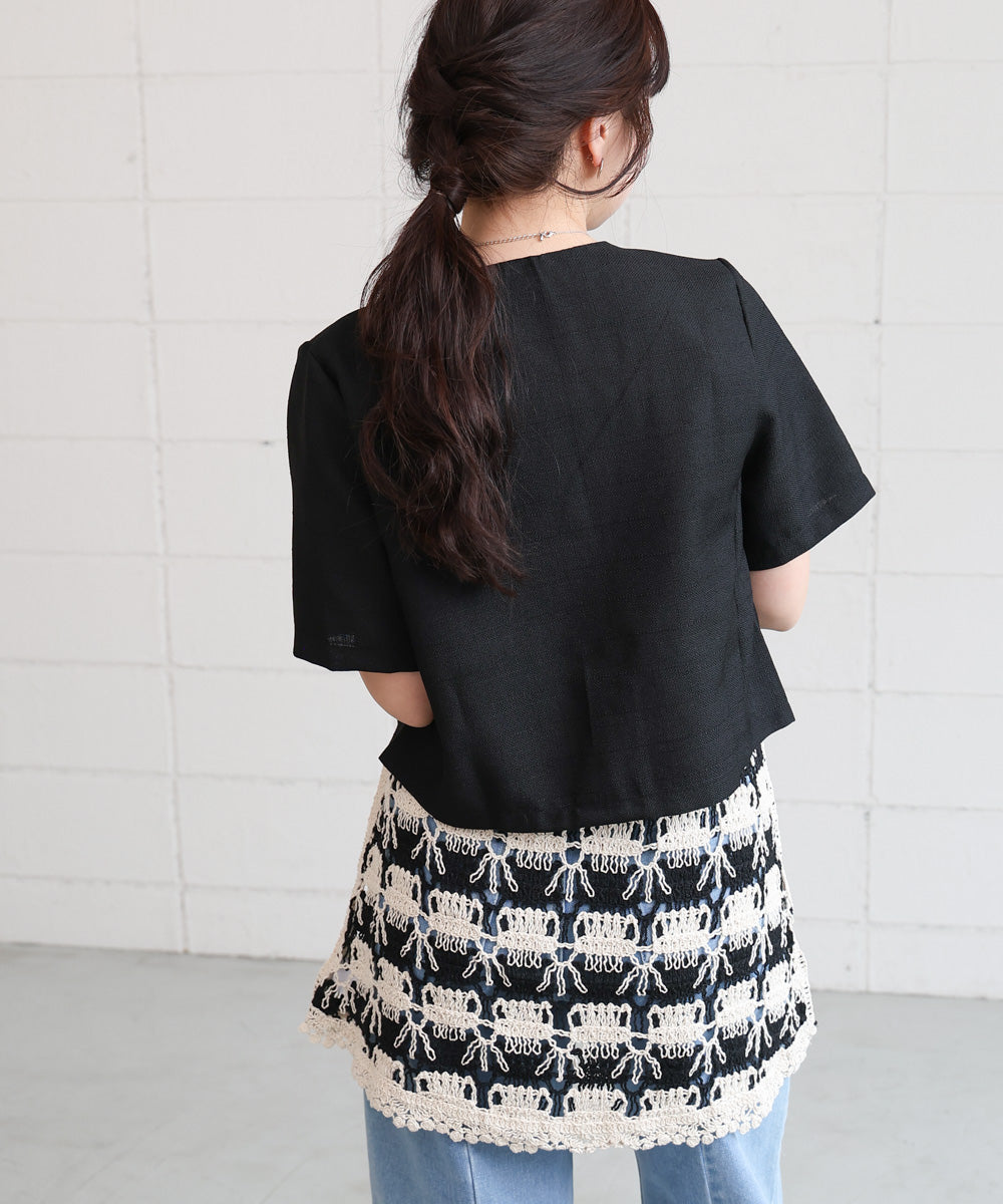 サマーツイードジャケット