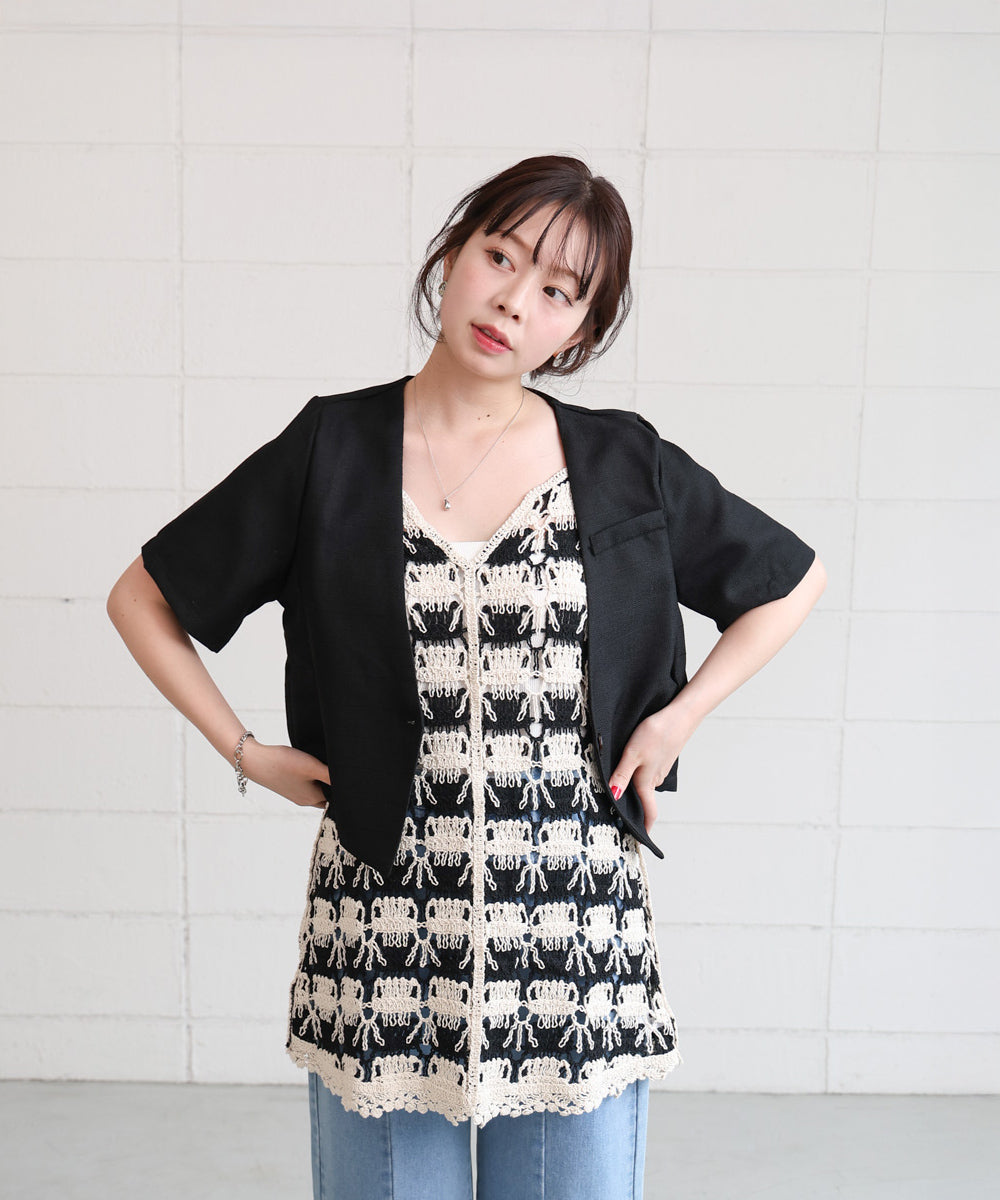 サマーツイードジャケット