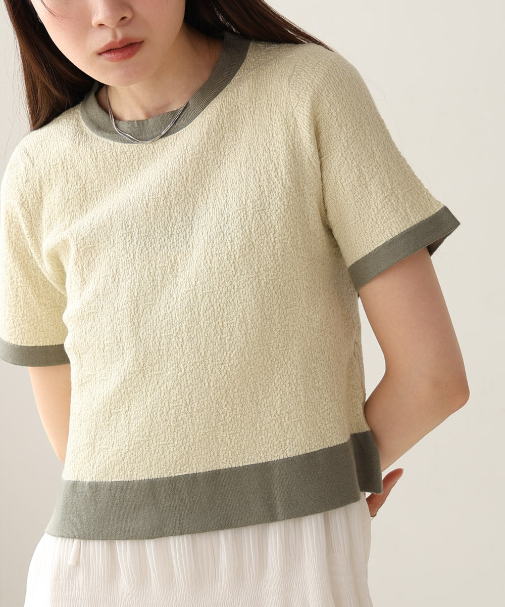 リンガーニットTシャツ