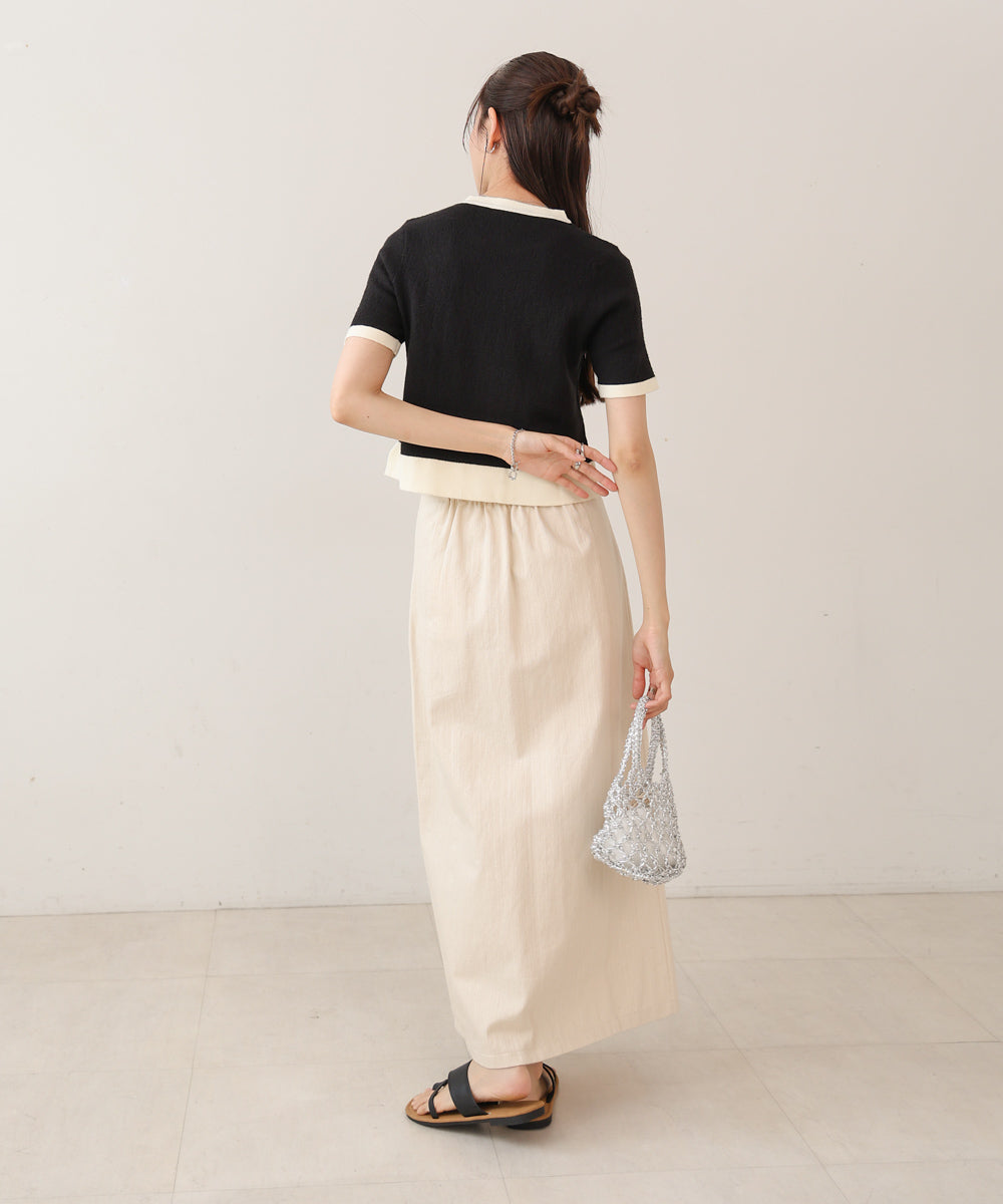 リンガーニットTシャツ