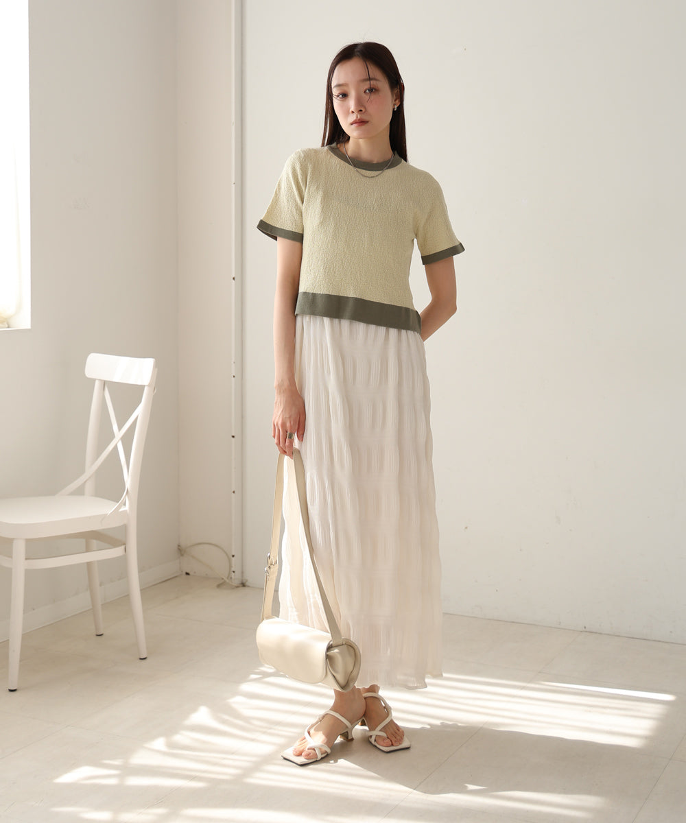 リンガーニットTシャツ