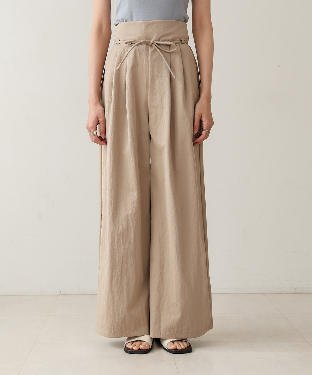 【S・Mサイズ展開】ダブルタクウエストデザインパンツ