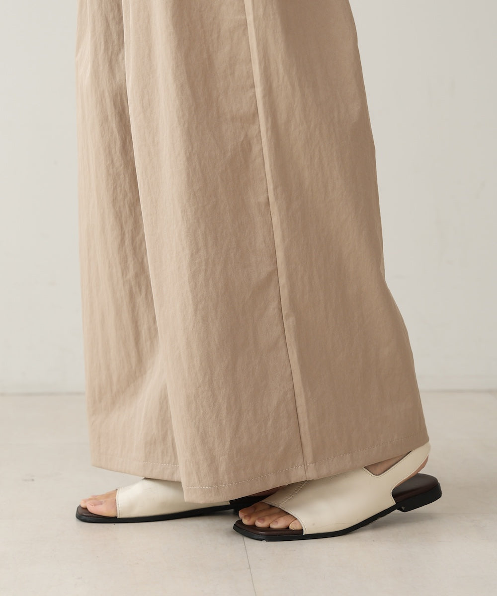 【S・Mサイズ展開】ダブルタクウエストデザインパンツ